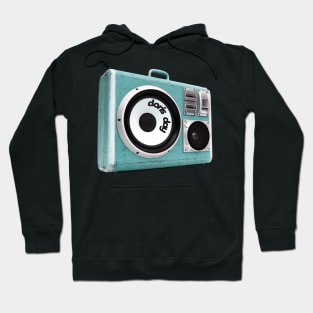 a radio with doris day sticker Hoodie